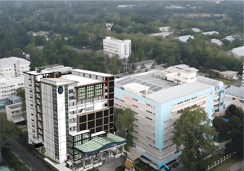 Ubon Ratchathani Cancer Hospital -  Intensive care and Patient Buildings